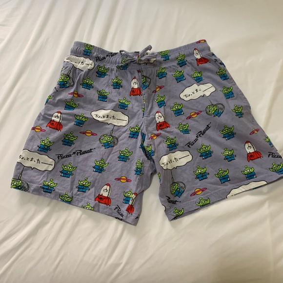 Target Men’s Toy Story Pizza Planet Pajama Shorts - Picture 3 of 6